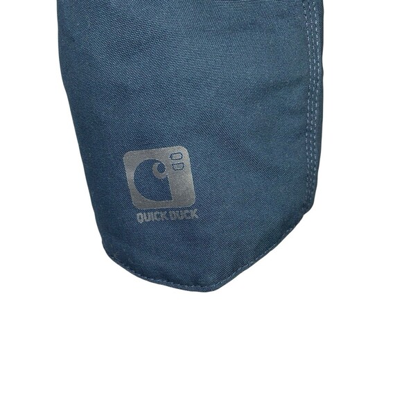 Carhartt Mens Quick Duck Jefferson Traditional Jacket Coat Navy Quilt Lined Sz L - Picture 7 of 16